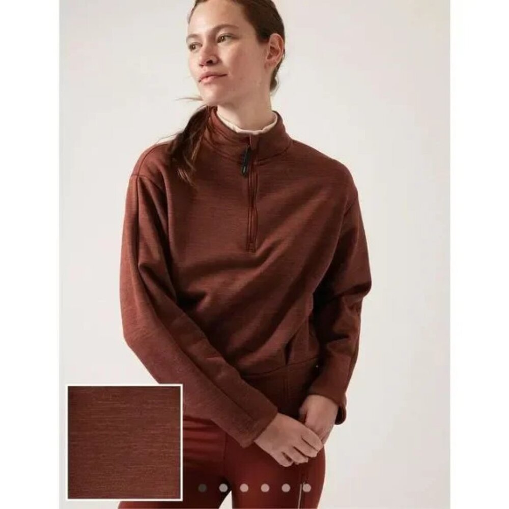 Athleta Altitude Polartec Half Zip Up Sweatshirt I NWT I Size XL